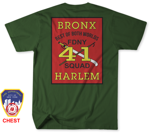 Unofficial FDNY Squad 41 Shirt v2