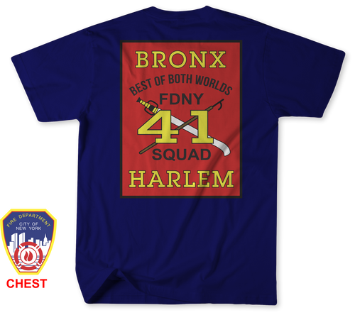 Unofficial FDNY Squad 41 Shirt v2