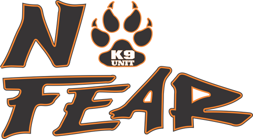 No Fear K-9 Decal