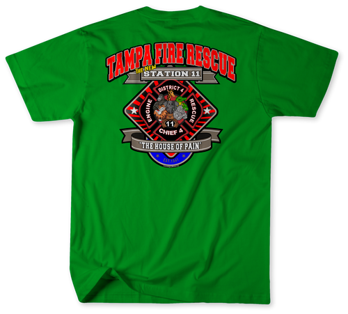 Tampa Fire Rescue  New Station 11 Zoo Shirt
