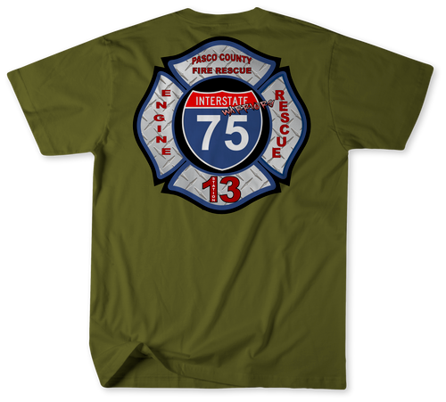 Pasco County Fire Rescue Station 13 shirt v2 Pasco County Fire Rescue Station 13 shirt v2