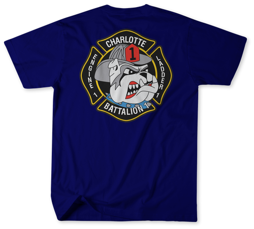 Unofficial Charlotte Fire Department Station 1 Shirt