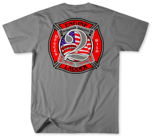 Unofficial Charlotte Fire Department Station 2 Shirt Unofficial Charlotte Fire Department Station 2 Shirt