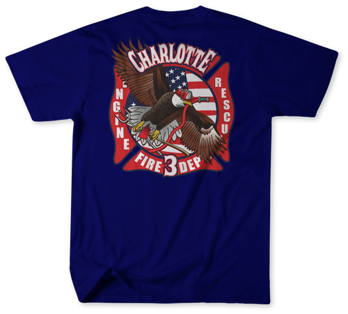 Unofficial Charlotte Fire Department Station 3 Shirt
