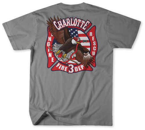 Unofficial Charlotte Fire Department Station 3 Shirt