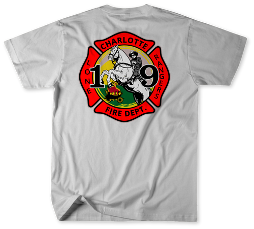 Unofficial Charlotte Fire Department Station 19 Shirt 