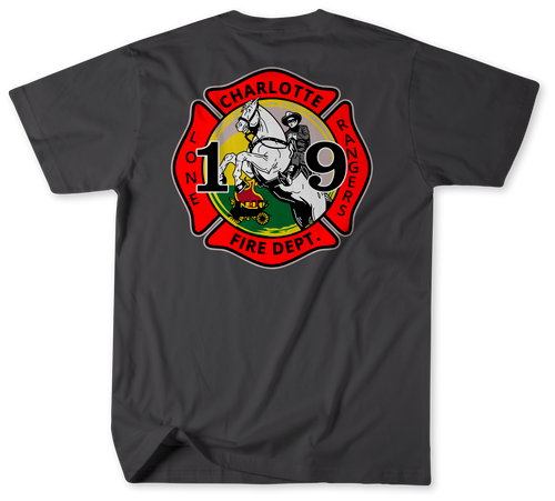 Unofficial Charlotte Fire Department Station 19 Shirt 