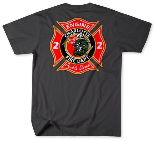 Unofficial Charlotte Fire Department Station 22 Shirt 