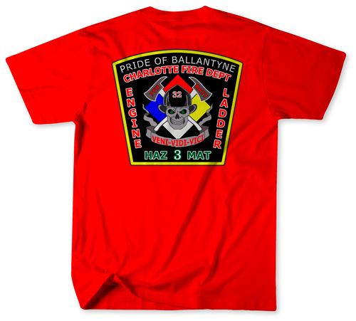 Unofficial Charlotte Fire Department Station 32 Shirt  Unofficial Charlotte Fire Department Station 32 Shirt