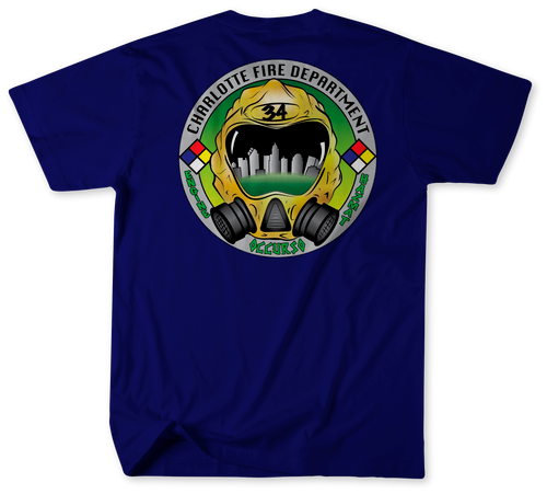 Unofficial Charlotte Fire Department Station 34 Shirt v1