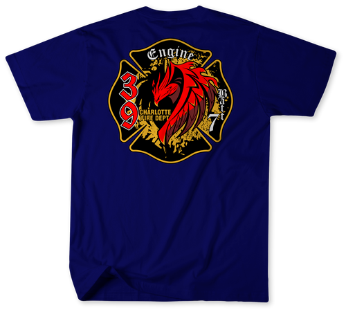 Unofficial Charlotte Fire Department Station 39 Shirt 