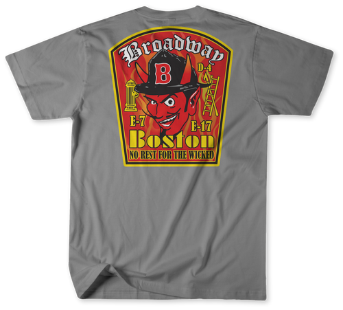 Boston Fire Department Engine 7 Ladder 17 Shirt (Unofficial)  Boston Fire Department Engine 7 Ladder 17 Shirt (Unofficial)