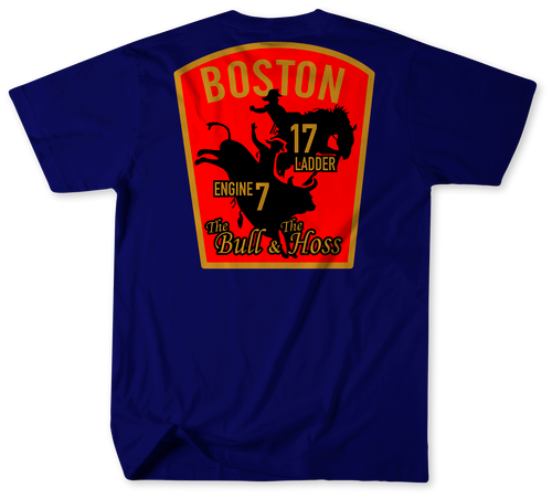 Boston Fire Department Engine 7 Ladder 17 Shirt (Unofficial) v2 Boston Fire Department Engine 7 Ladder 17 Shirt (Unofficial) v2