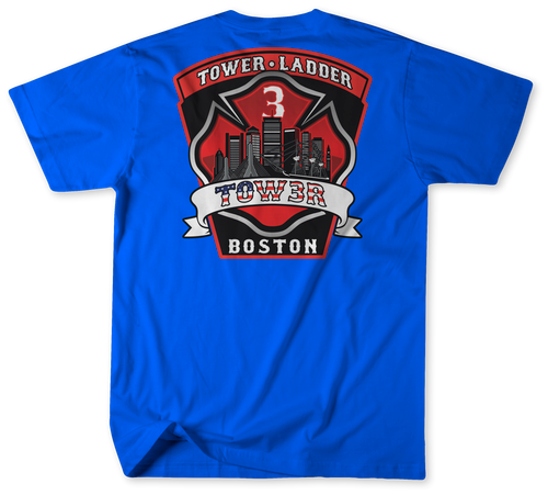 Boston Fire Department Tower/Ladder 3 Shirt (Unofficial)