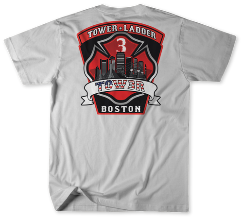 Boston Fire Department Tower/Ladder 3 Shirt (Unofficial) Boston Fire Department Tower/Ladder 3 Shirt (Unofficial)