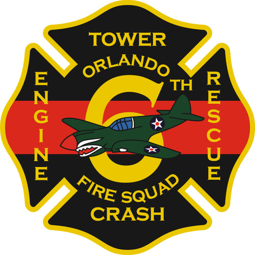 Orlando Fire Dept Unofficial Station 6 "In the Air or on the Ground" Shirt