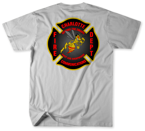 Unofficial Charlotte Fire Department Communications  Shirt  Unofficial Charlotte Fire Department Communications  Shirt
