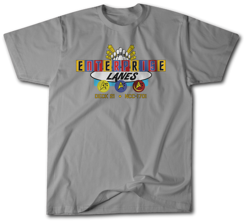 Starship Enterprise Lanes Bowling Shirt Starship Enterprise Lanes Bowling Shirt