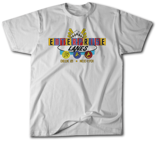 Starship Enterprise Lanes Bowling Shirt Starship Enterprise Lanes Bowling Shirt