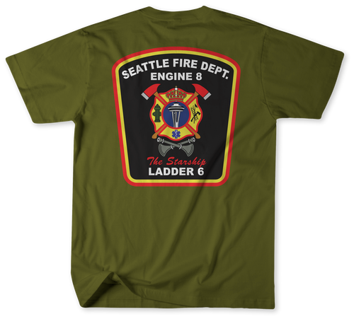 Seattle Fire Department Station 8 Shirts v3 (unofficial)