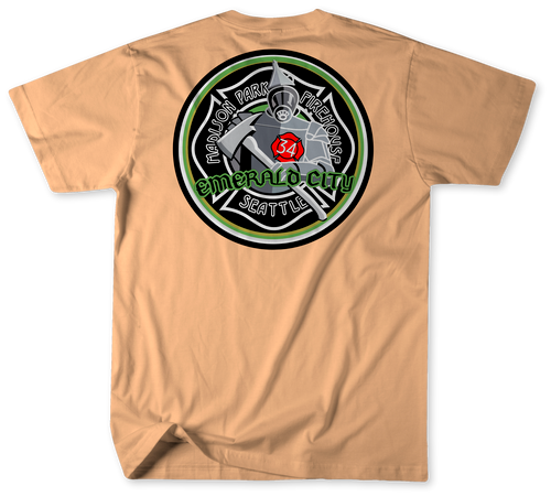 Seattle Fire Department Station 34 Shirt  (unofficial)