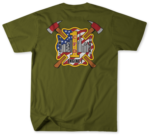 Unofficial Chicago Fire Department Firehouse 1 Shirt Unofficial Chicago Fire Department Firehouse 1 Shirt