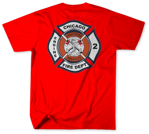 Unofficial Chicago Fire Department Firehouse 2 Shirt