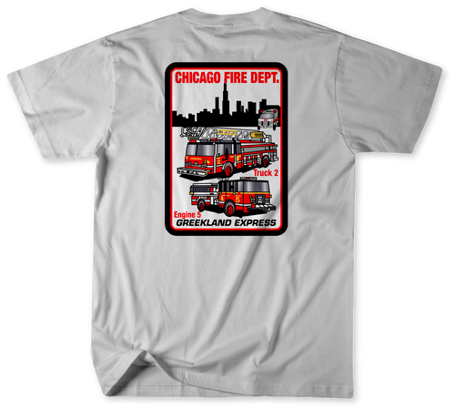 Unofficial Chicago Fire Department Firehouse 5 Shirt v2 Unofficial Chicago Fire Department Firehouse 5 Shirt v2