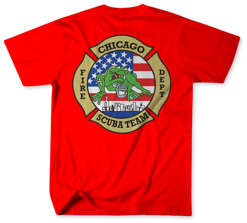 Unofficial Chicago Fire Department Firehouse 13 Shirt (Scuba Team)