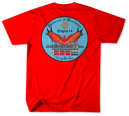 Unofficial Chicago Fire Department Firehouse 14 Shirt (Engine) Unofficial Chicago Fire Department Firehouse 14 Shirt (Engine)
