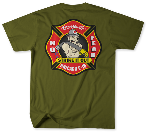 Unofficial Chicago Fire Department Firehouse 16 Shirt Unofficial Chicago Fire Department Firehouse 16 Shirt