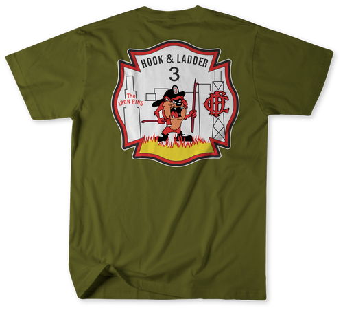 Unofficial Chicago Fire Department Firehouse 42 Hook and Ladder 3 Shirt Unofficial Chicago Fire Department Firehouse 42 Hook and Ladder 3 Shirt