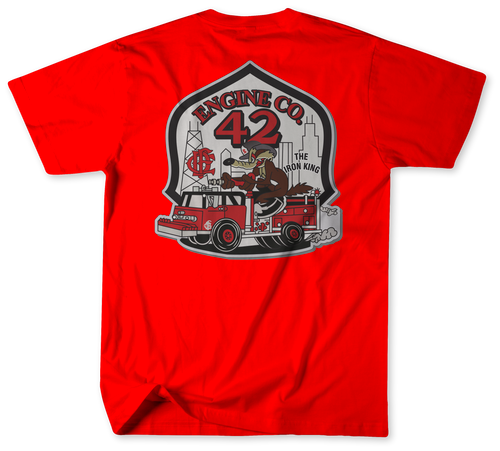 Unofficial Chicago Fire Department Firehouse 42 Engine 42 Shirt Unofficial Chicago Fire Department Firehouse 42 Engine 42 Shirt