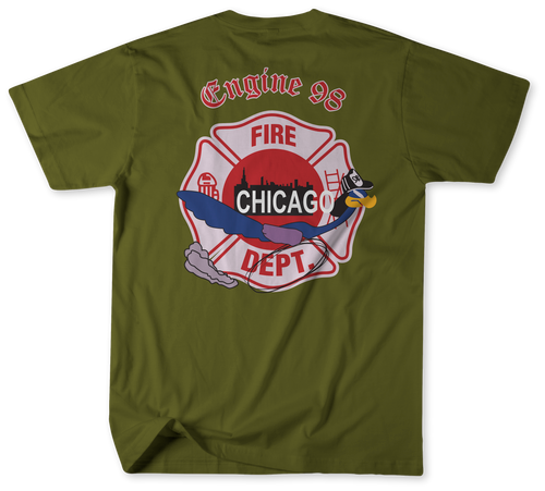 Unofficial Chicago Fire Department Firehouse 98 v1 Shirt Unofficial Chicago Fire Department Firehouse 98 v1 Shirt