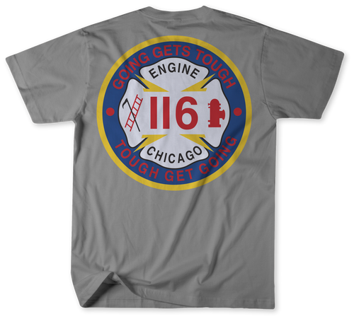 Unofficial Chicago Fire Department Firehouse 116 v2 Shirt Unofficial Chicago Fire Department Firehouse 116 v2 Shirt