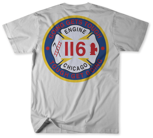 Unofficial Chicago Fire Department Firehouse 116 v2 Shirt Unofficial Chicago Fire Department Firehouse 116 v2 Shirt
