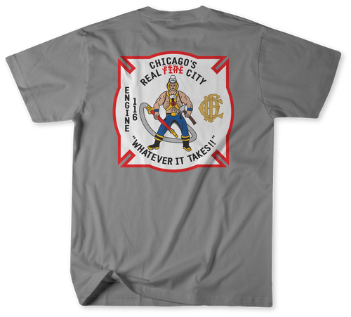 Unofficial Chicago Fire Department Firehouse 116 v3 Shirt Unofficial Chicago Fire Department Firehouse 116 v3 Shirt