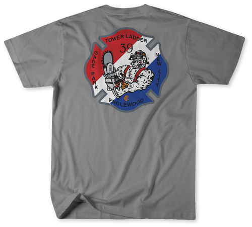 Unofficial Chicago Fire Department Firehouse 123 Tower Ladder Shirt v2