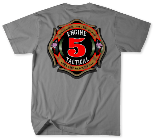Unofficial  Indianapolis Fire Department Station 5 Shirt