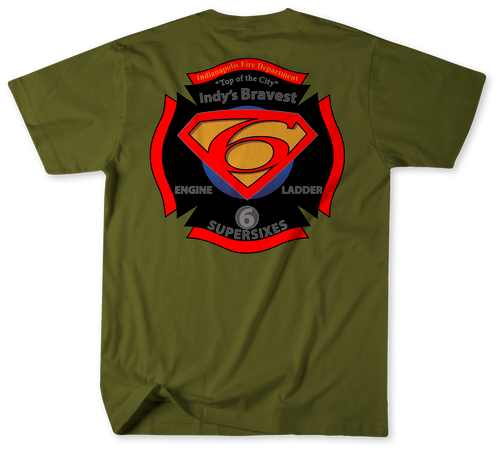 Unofficial  Indianapolis Fire Department Station 6 v1 Shirt Unofficial  Indianapolis Fire Department Station 6 v1 Shirt