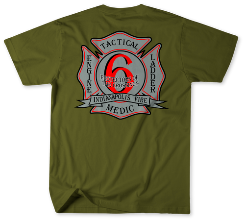 Unofficial  Indianapolis Fire Department Station 6 v2 Shirt Unofficial  Indianapolis Fire Department Station 6 v2 Shirt