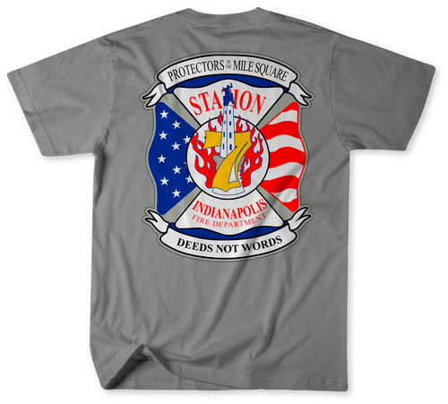 Unofficial  Indianapolis Fire Department Station 7 Shirt