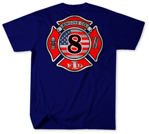 Unofficial  Indianapolis Fire Department Station 8 Shirt