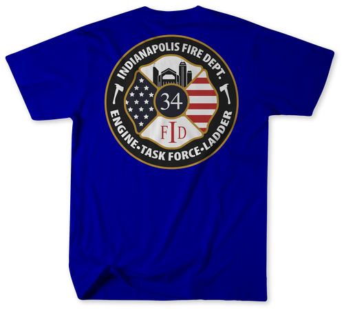 Unofficial  Indianapolis Fire Department Station 34 v1 Shirt Unofficial  Indianapolis Fire Department Station 34 v1 Shirt