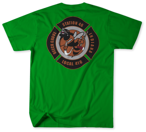 Unofficial  Indianapolis Fire Department Station 46 Shirt