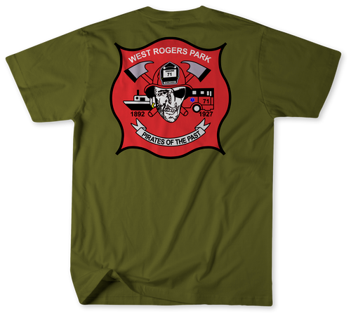 Unofficial Chicago Fire Department Firehouse 71 Shirt v2