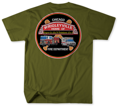 Unofficial Chicago Fire Department Firehouse 78 Shirt v1 Unofficial Chicago Fire Department Firehouse 78 Shirt v1