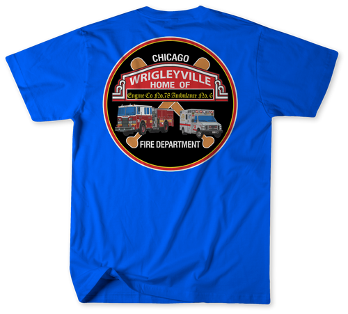 Unofficial Chicago Fire Department Firehouse 78 Shirt v1 Unofficial Chicago Fire Department Firehouse 78 Shirt v1