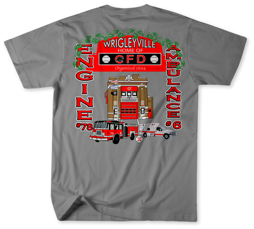 Unofficial Chicago Fire Department Firehouse 78 Shirt v3 Unofficial Chicago Fire Department Firehouse 78 Shirt v3