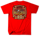 Unofficial Baltimore City Fire Department Squad 40 Shirt